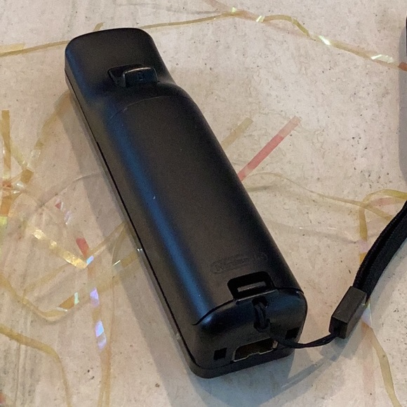 Nintendo Wii Remote With Motion Plus Inside Controller Black Original - Picture 8 of 10
